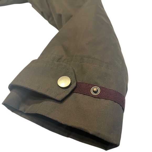 Giacca Olive Hooded Utility Parka Jacket XL Gorpcore Quiet Luxury Fall Layering - Picture 15 of 16